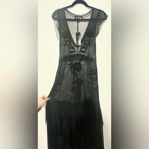 Dolls Kill Current Mood Karmaic Commotion Midi Dress - Picture 4 of 4